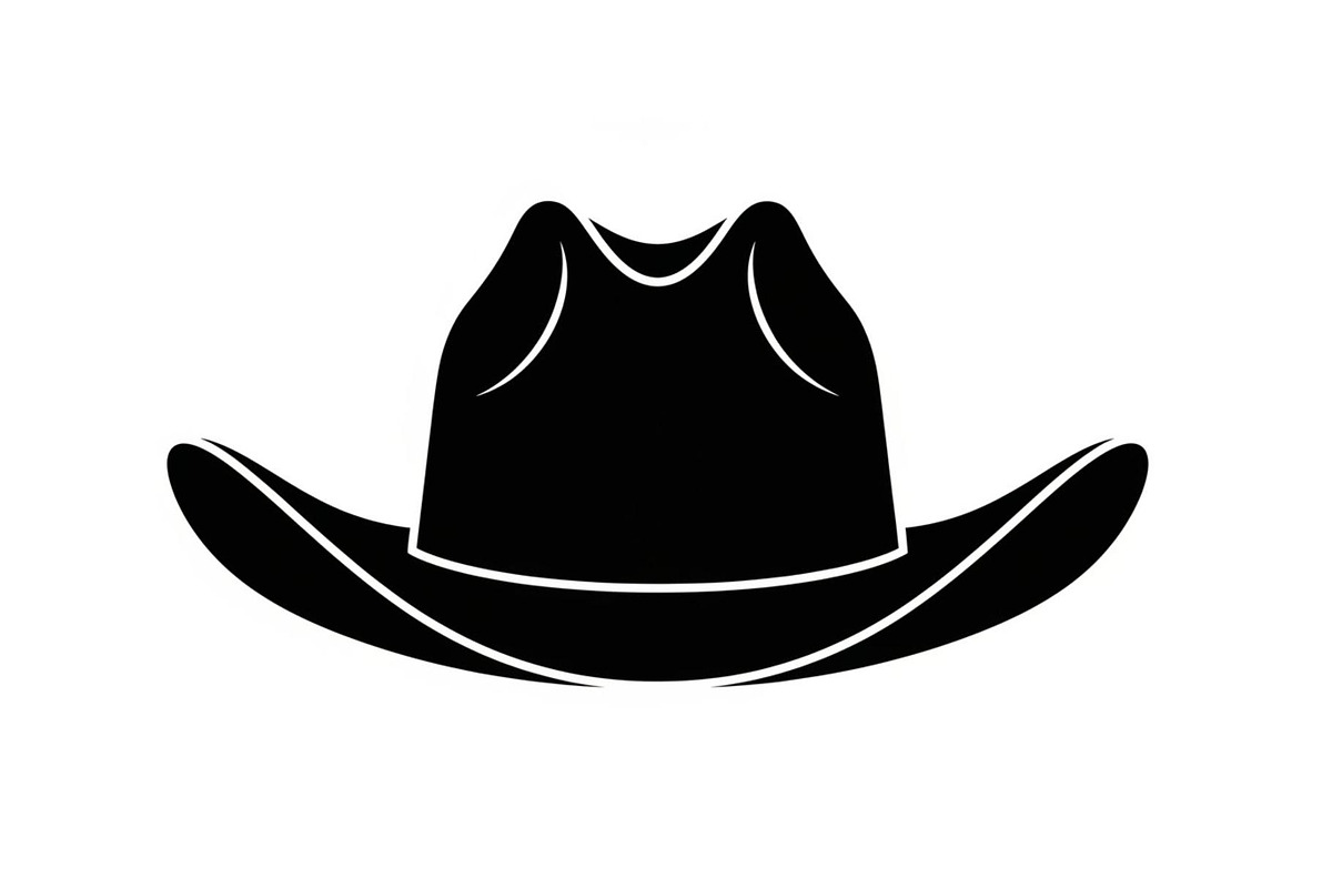 Minimal Cowboy Hat Silhouette Bundle, an Illustration by Designs_River (Photo 2 of 51)