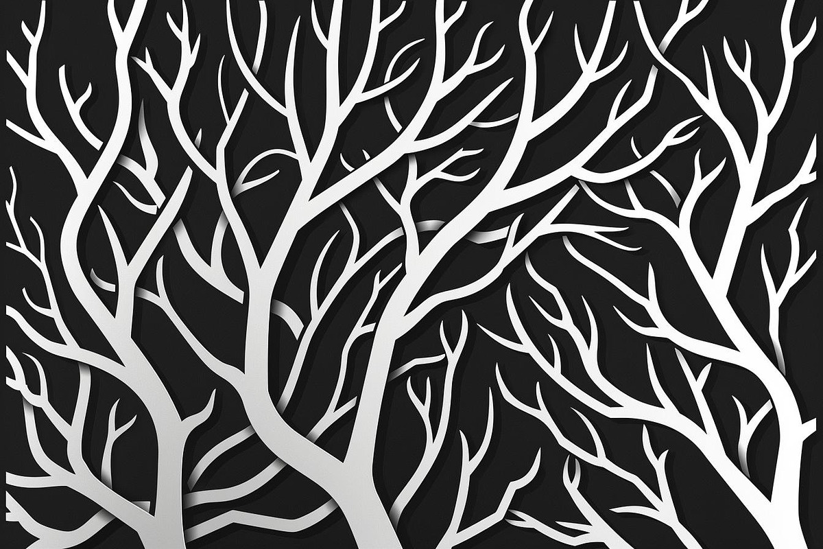 Tree Branch Laser Cut Panel Bundle, a Graphic by Designs_River