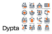 Kuwait Vector Icon Set, an Icon by Eklip Studio (Thumbnail 2 of 4)