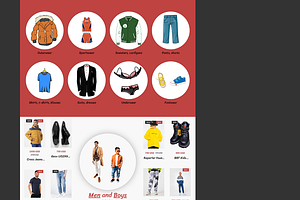 Casual Clothes Website Template