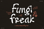 Fungi Freak | Messy Handwritting, a Handwritten Font by Denustudios (Thumbnail 1 of 12)