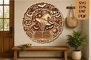 Halloween Witch Spell Book Laser Cut, an Object Graphic by DreamCafeArt (Thumbnail 2 of 4)