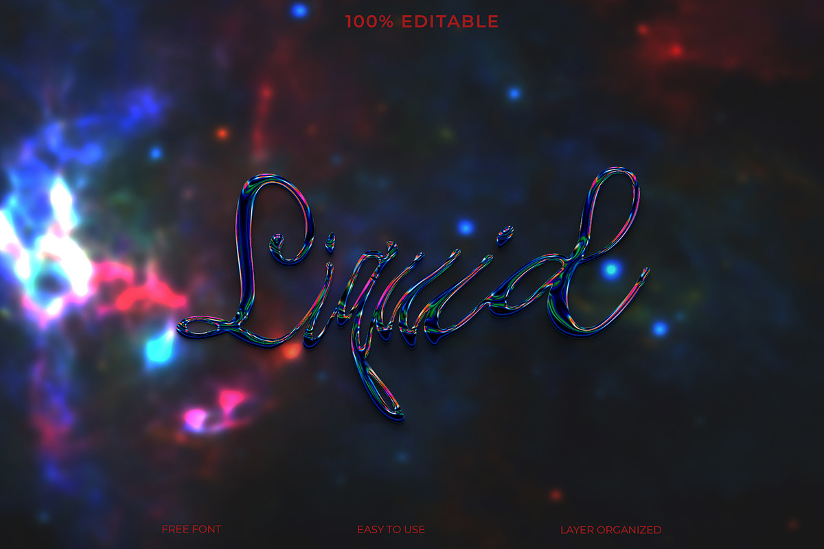 Liquid Font Style Effect, a Layer Style Add-On by Imamul001