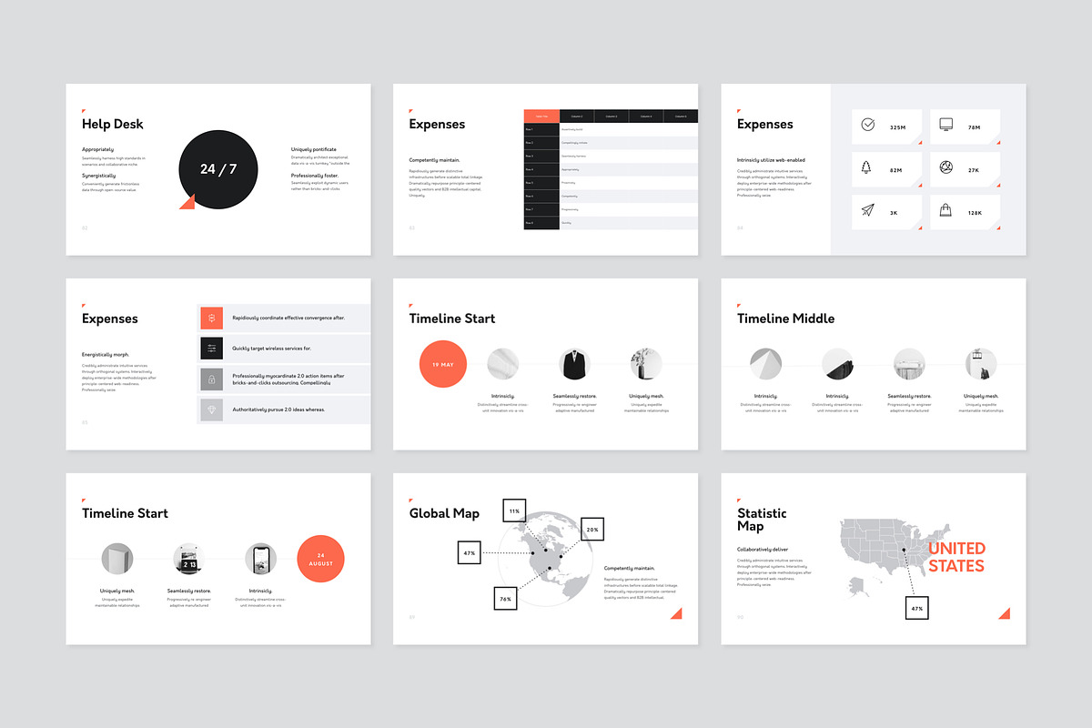 Corp Keynote Presentation Template, a Presentation Template by Goashape Studio (Photo 10 of 14)