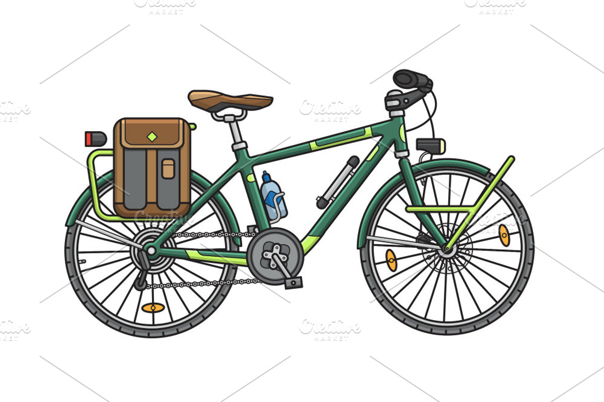 Big set of twelve different bicycles, a Healthcare Illustration by WINS Doodle shop (Photo 13 of 17)
