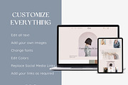 Zayla Wix Website template, a Wix Template by Design Unique (Thumbnail 4 of 10)