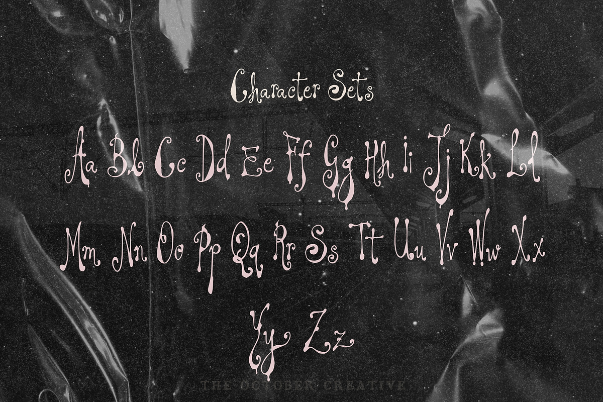 Prudence Lies Spidery Display Font, a Handwritten Font by The October Creative (Photo 3 of 8)