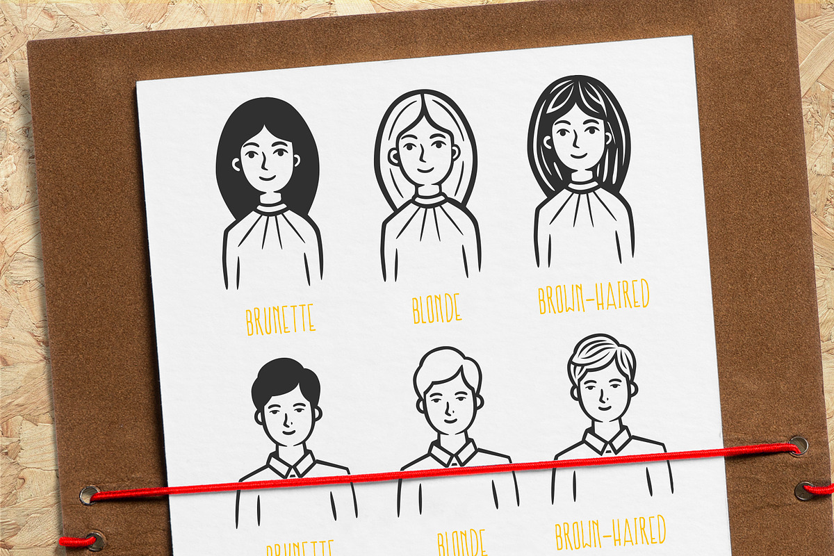 People avatars, a Branding & Logo Template by DOBROGRAPH (Photo 5 of 6)