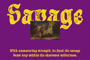 CS Rebelion Stamp, a Blackletter Font by Craft Supply Co. (Thumbnail 5 of 8)