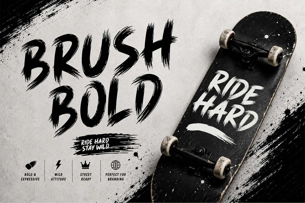 Savage Brush Font, a Handwritten Font by cocodesign (Photo 2 of 9)
