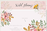 WILD BLOOMS - Watercolor Florals, a Decorative Illustration by Momo Studio (Thumbnail 13 of 13)