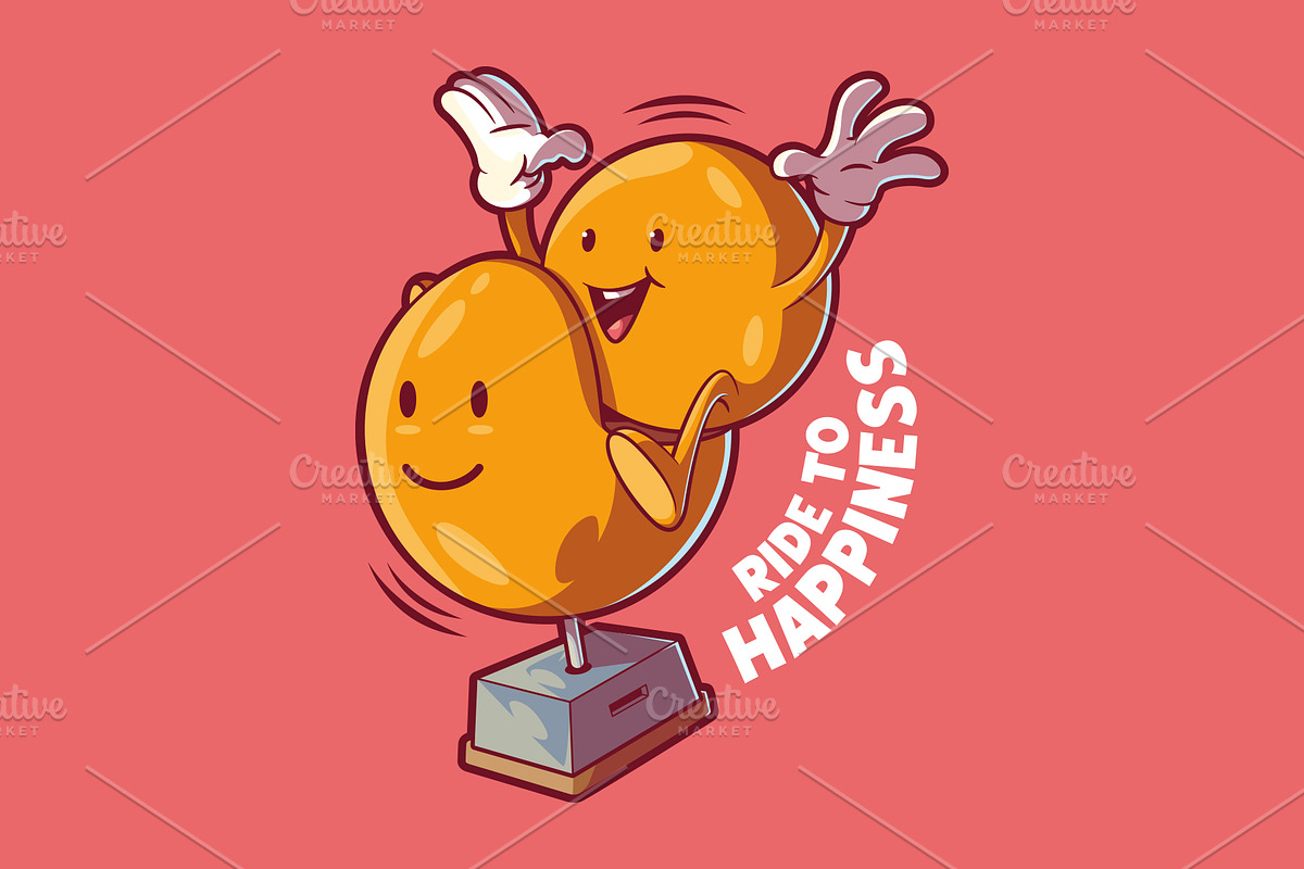 Ride to Happiness!, a Decorative Illustration by pedrors