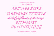 Windy Village Girly Handwritten, a Handwritten Font by Littlehand (Thumbnail 8 of 9)