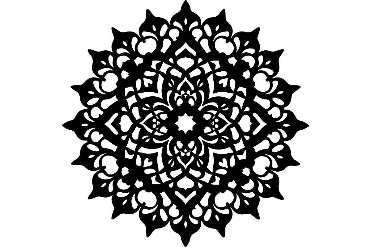 Ornate Black Mandala Designs Set, an Object Graphic by jahid234 (Photo 2 of 10)