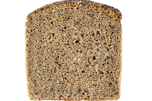Slice of rye bread isolated, a Food & Drink Photo by BOOCYS