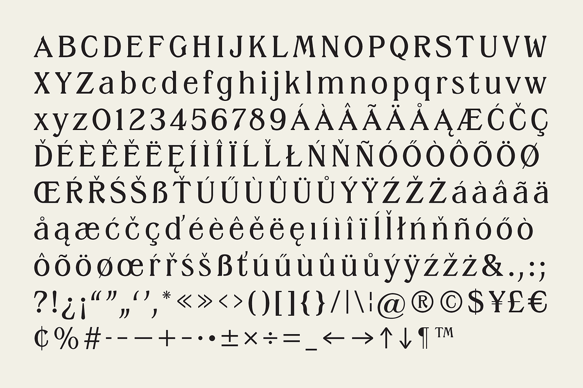 Encore Neue - A Timeless Serif Font, a Serif Font by The Type Fella (Photo 2 of 8)