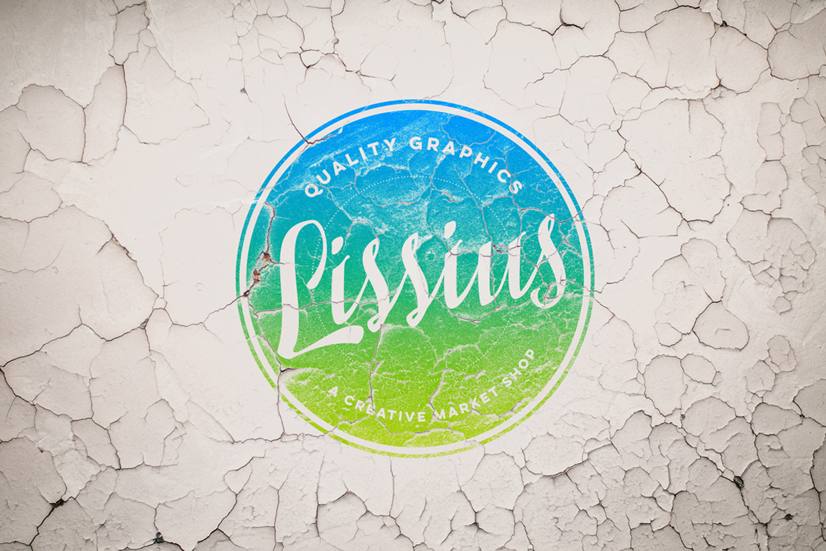 Vintage Wall Logo Mockups, a Product Mockup by lissius (Photo 7 of 7)