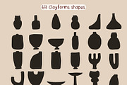 296 FOLK POTTERY CLIPARTS MYSTIC SET, an Object Illustration by JuDesign (Thumbnail 4 of 24)