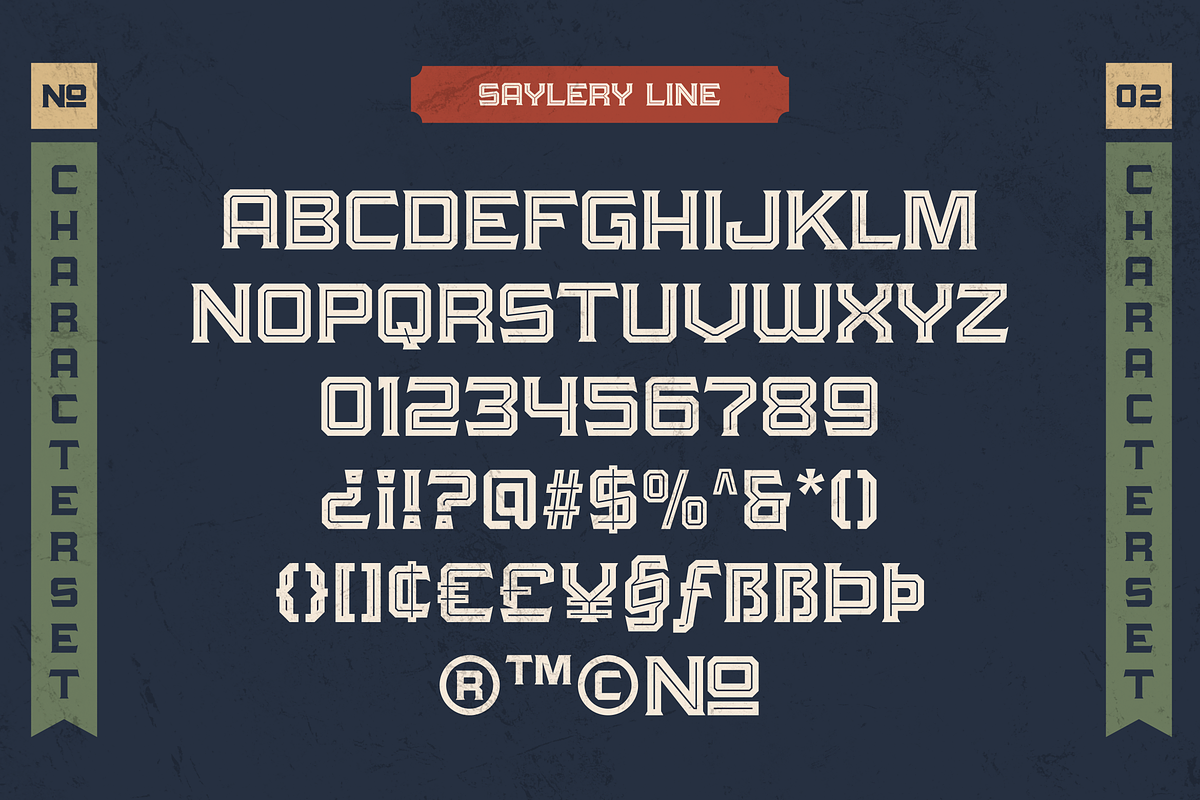 Saylery Typeface, a Sans Serif Font by 24Design Studios (Photo 8 of 9)