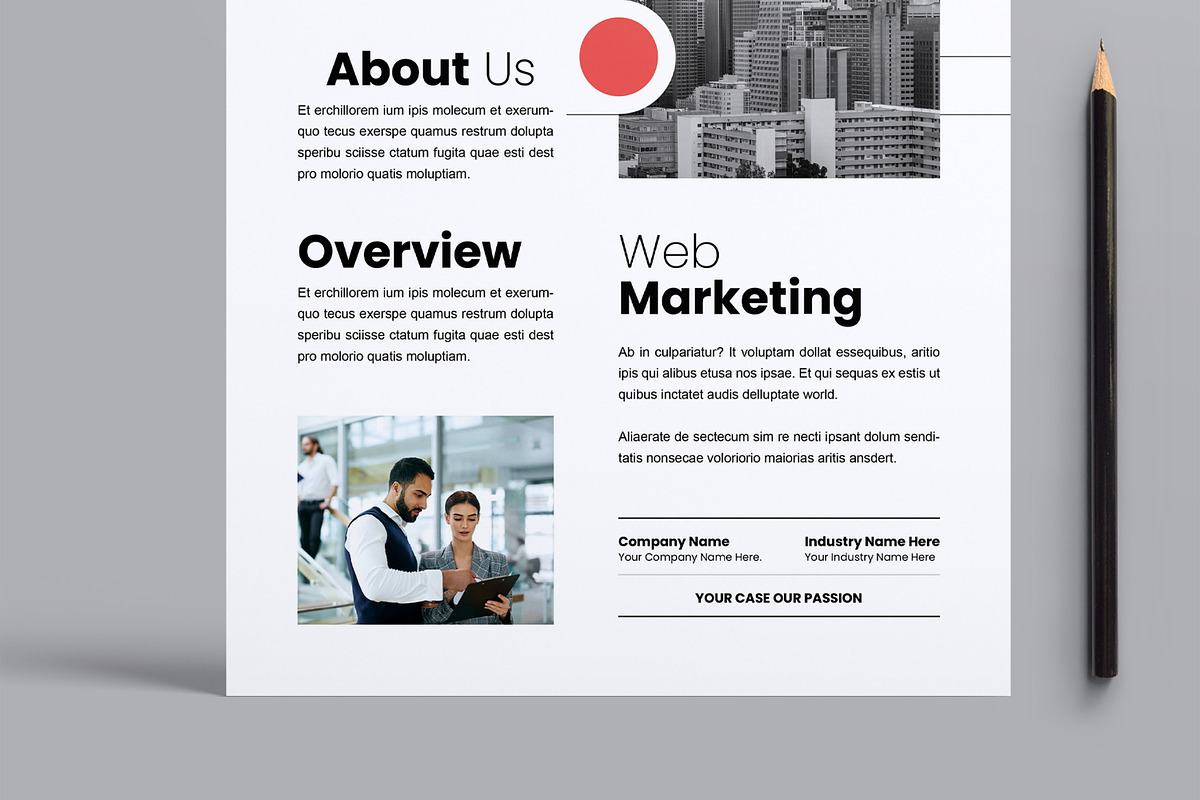 Case Study Design Layout, a Stationery Template by MightyDesign (Photo 3 of 8)