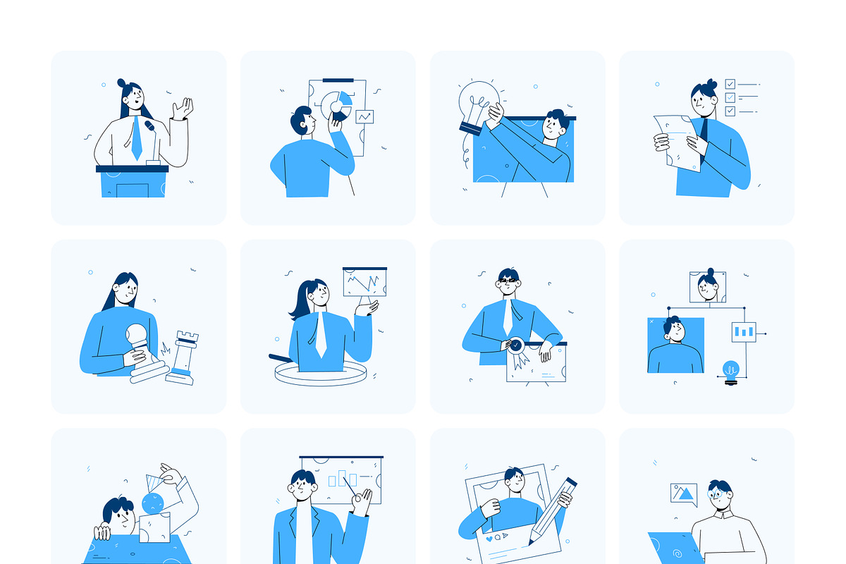 200 Tech and Business Illustration, a Technology Illustration by Vectors Market (Photo 10 of 11)