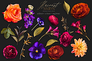 Harvest Moon Floral Clip Art Kit, an Object Graphic by Eclectic Anthology (Thumbnail 20 of 21)