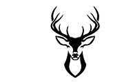 deer head wall mount silhouette, an Illustration by Amazin_art (Thumbnail 42 of 51)
