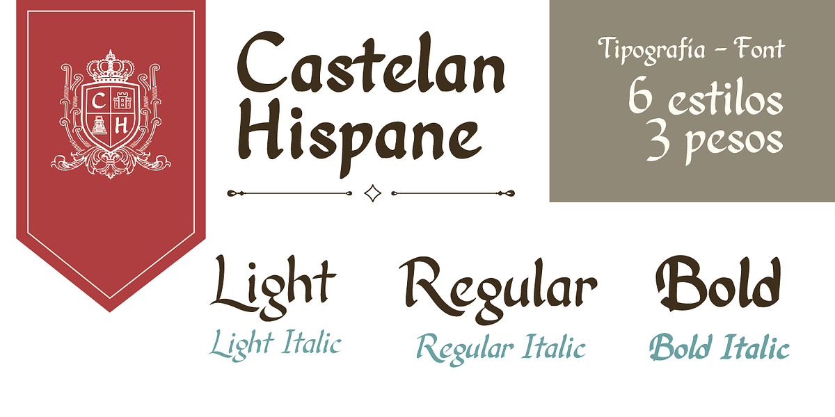 Castelan Hispane, a Script Font by Ixipcalli (Photo 5 of 6)