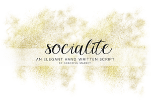 FLASH SALE! Socialite Script Font