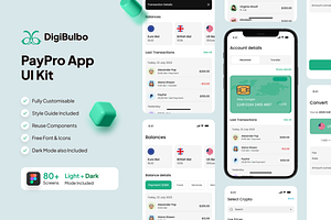 Paypro - Finance App UI Kit