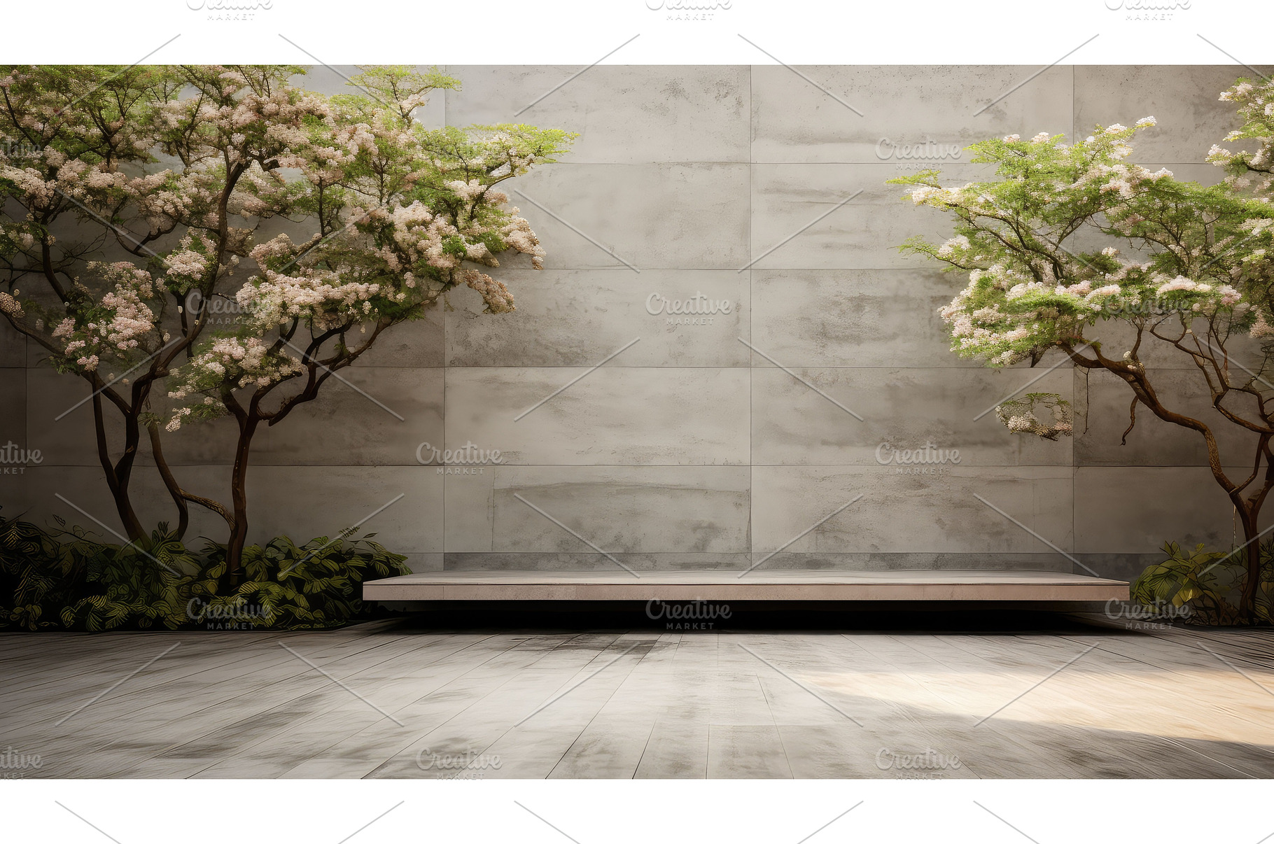 up garden leaf space minimalist ai, a Nature Photo by pikepicture