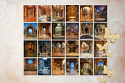 Hindu Mythology Temple Backdrops, a Decorative Illustration by ThatsDesignArt (Thumbnail 14 of 14)