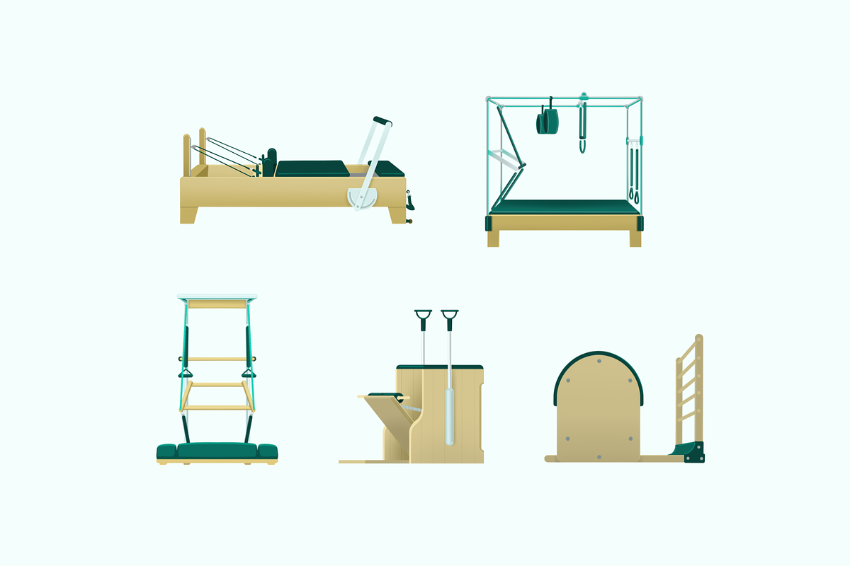 Pilates Equipment, an Object Illustration by Deemak Daksina (Photo 3 of 3)