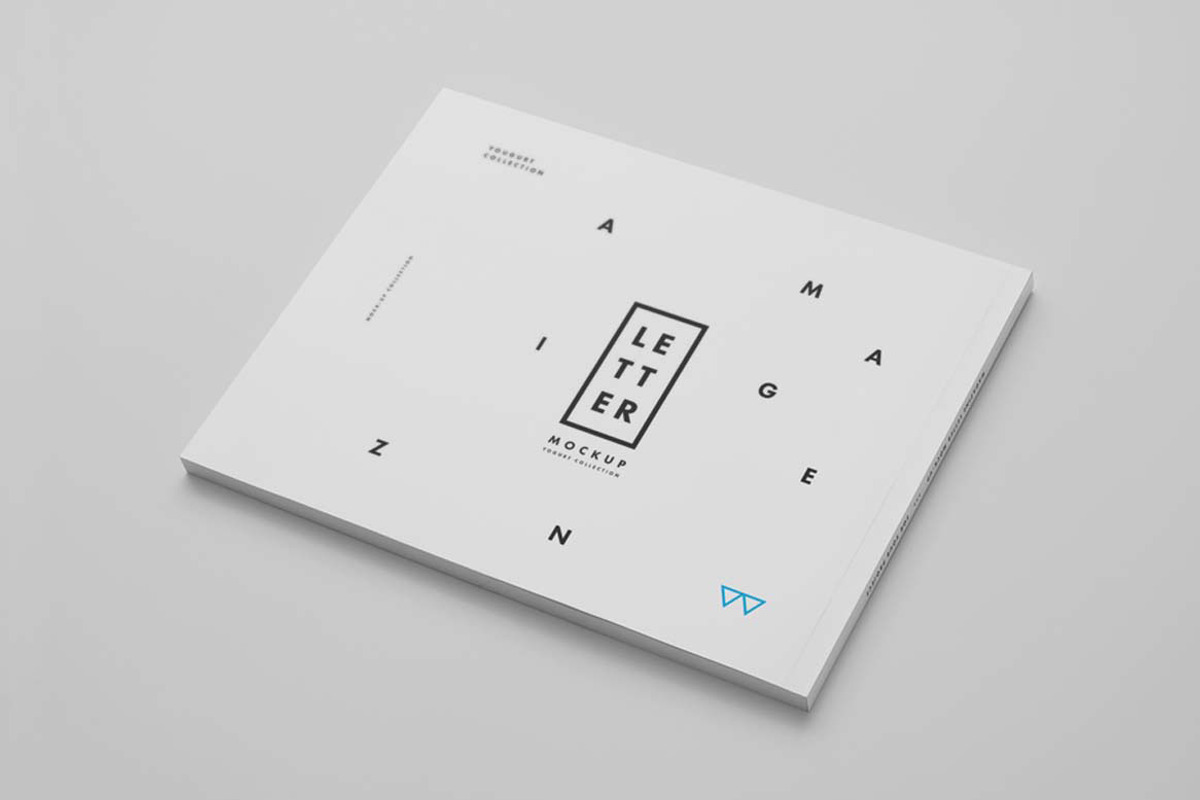 US Letter Magazine Mock-up, a Books & Magazine Mockup by Yogurt86 (Photo 9 of 9)