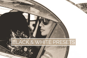 10 Black & White Lightroom Presets