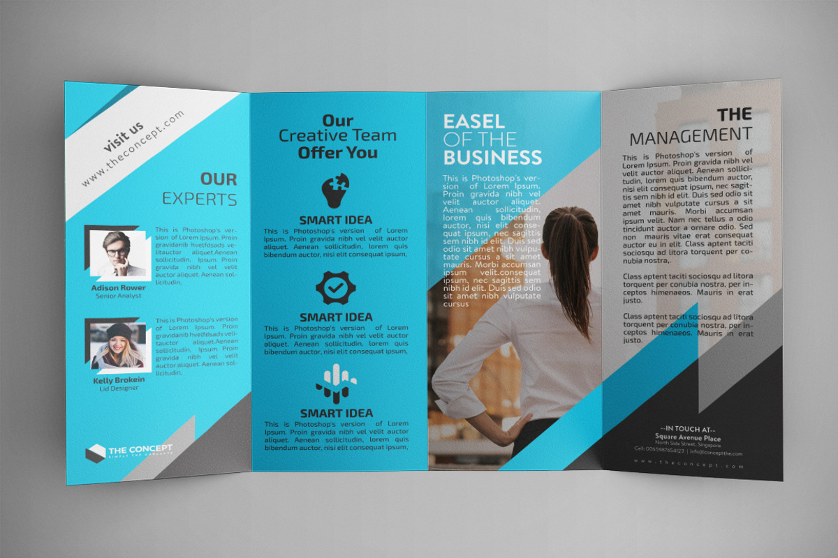 Double Gate fold Brochure, a Brochure Template by artisanHR