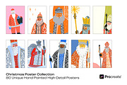 Christmas Poster Collection, a Seasonal Illustration by crafty (Thumbnail 11 of 12)