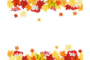 Autumn Leaves Border Set, a Decorative Illustration by Pavel Vectors (Thumbnail 8 of 8)