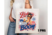 Red White and Boom 4th July PNG, a Seasonal Illustration by DreamCafeArt (Thumbnail 6 of 6)