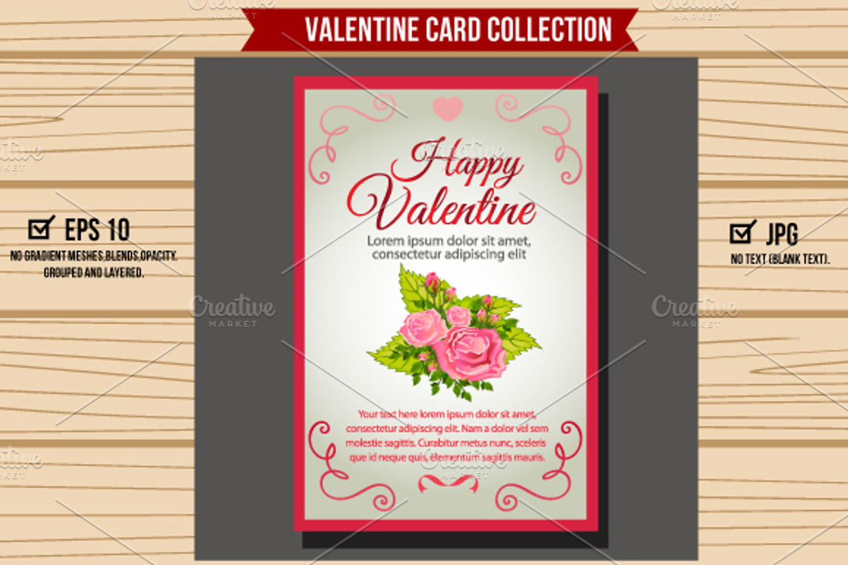 Six Valentine Card, a Card Template by Propylparaben (Photo 5 of 7)