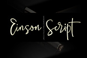 Einson Script Font, a Script Font by alphadesign (Thumbnail 1 of 5)