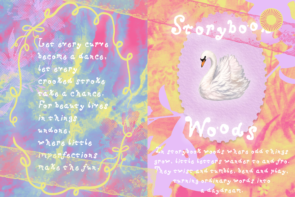 Wigglewood - Playful Display Font, a Handwritten Font by Setara Langit CreativeStd (Photo 11 of 12)