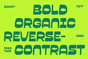 Garpit Organic Reverse Contrast Font, a Sans Serif Font by Pekotype (Thumbnail 2 of 16)