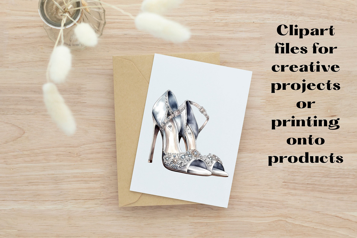 Wedding Shoes clipart x8, an Object Illustration by Mermaids Cove (Photo 6 of 8)