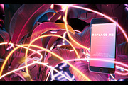 Neon Iphone Mockups Bundle, an iPhone Mockup by As Good As Possible (Thumbnail 7 of 11)