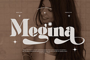 Megina Elegant Ligature Serif Font, a Serif Font by Perfectype (Thumbnail 1 of 9)