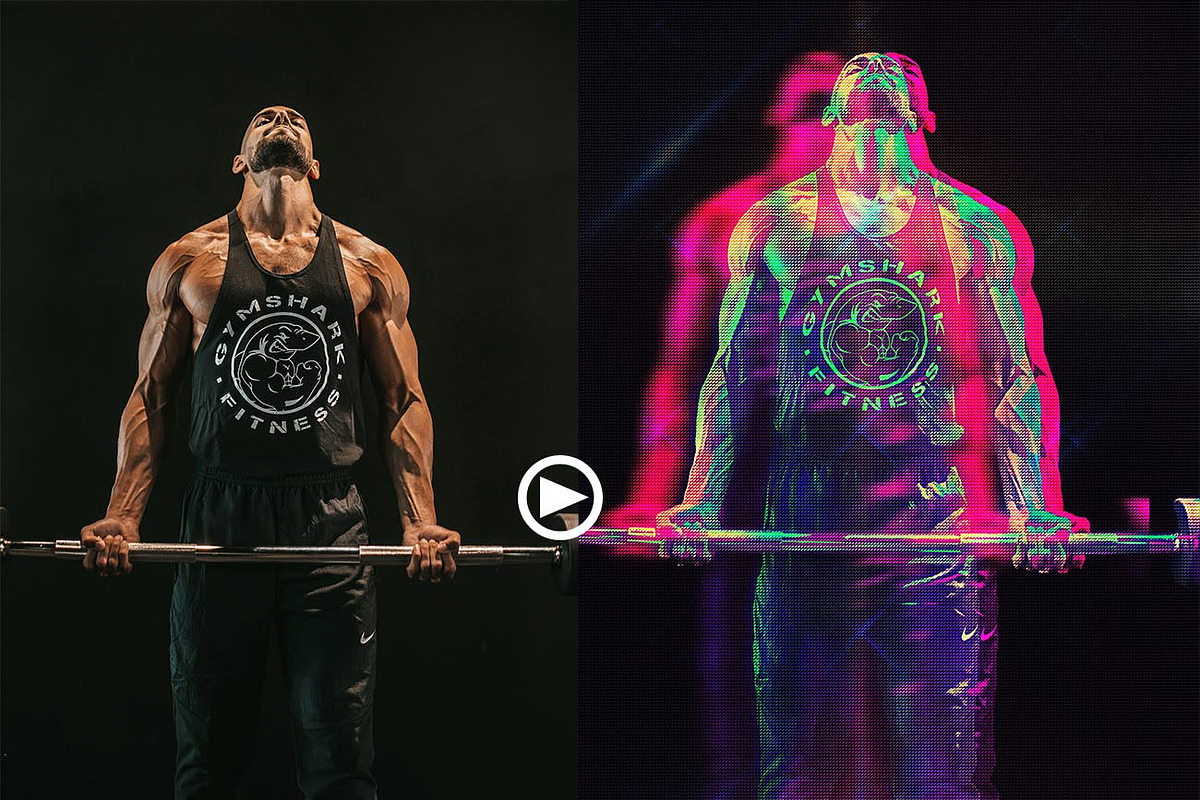 Cyber Anaglyph FX Photoshop Action, an Action Add-On by Studio Retouch (Photo 4 of 16)