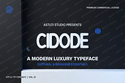 Cidode | Modern Elegant Serif, a Script Font by Astuti Studio (Thumbnail 2 of 24)