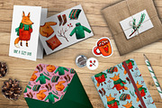 Cozy Fox set, an Animal Illustration by Ekaterina Goncharova (Thumbnail 4 of 8)