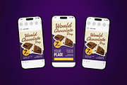World Chocolate Day Event Flyer Set, a Flyer Template by The Good Store (Thumbnail 2 of 2)